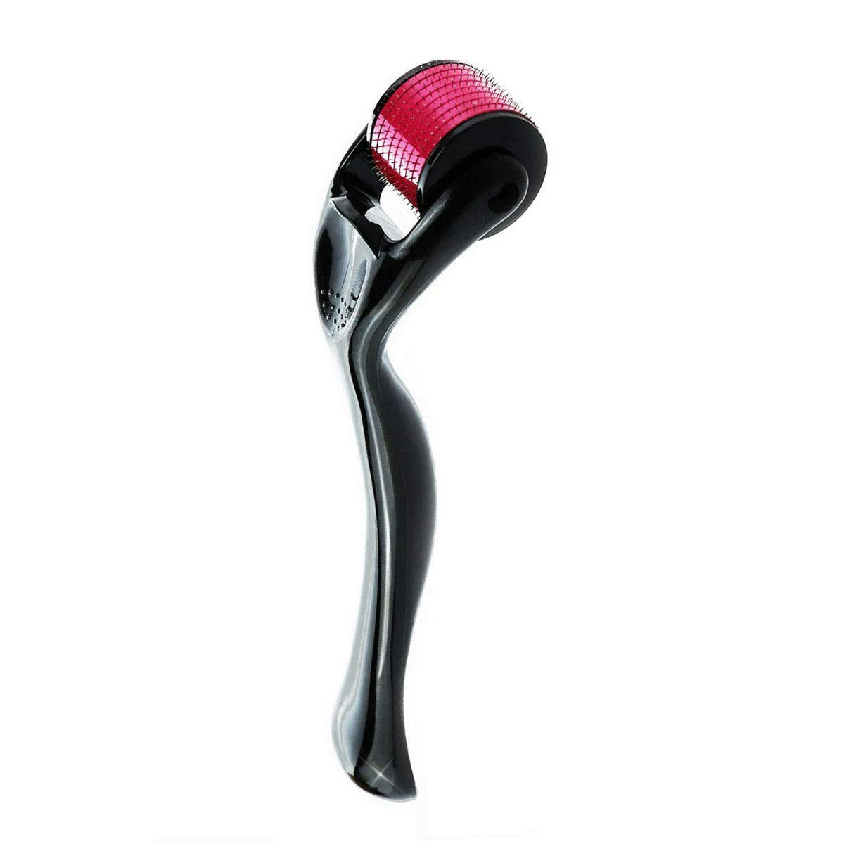 Addabst derma roller front view showing ergonomic handle and needle head for comfortable use