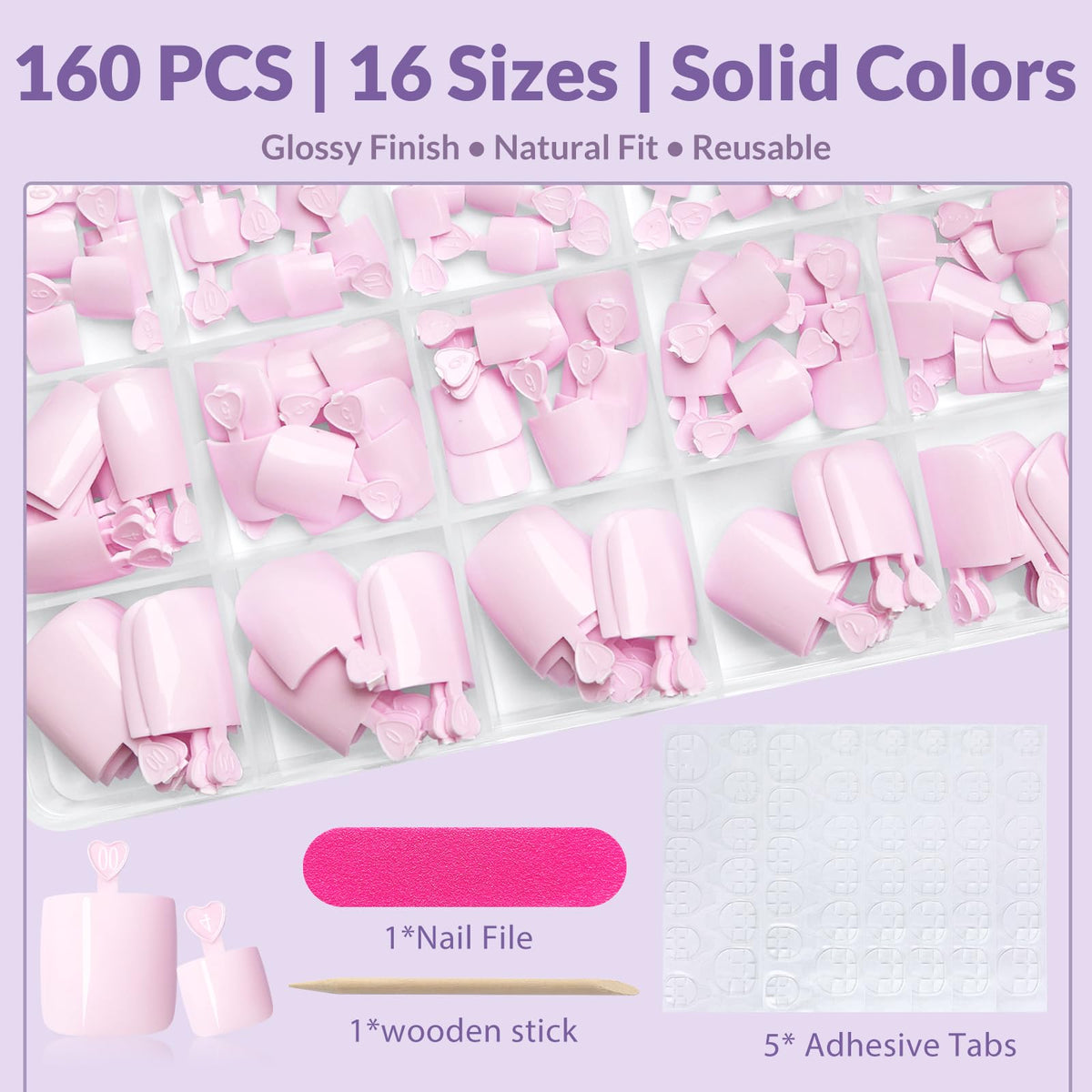 AddFavor nails next to coin to show scale and extended length options