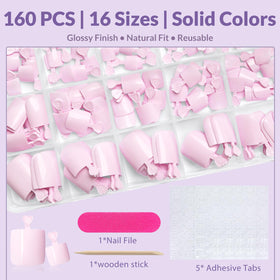 AddFavor nails next to coin to show scale and extended length options
