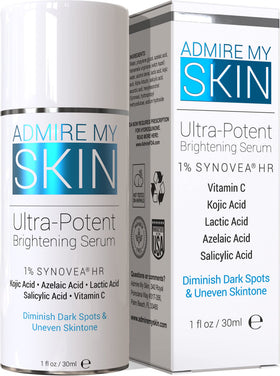Admire My Skin front label showing product name and size for clear identification and trust