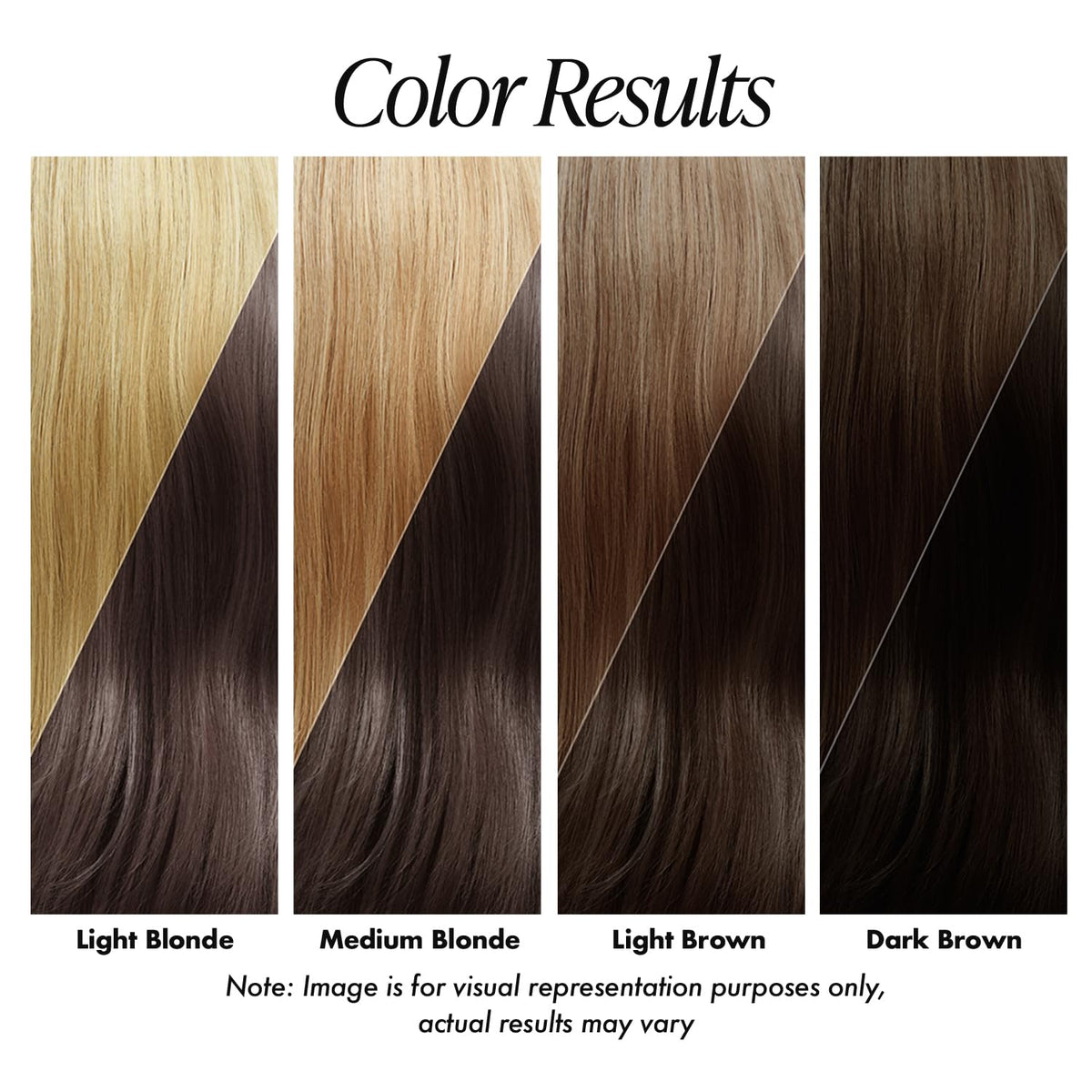 Adore applying 107 Mocha to hair demonstrating easy at-home use