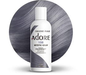 Adore Mystic Grey front packaging showing bottle and product name, clear benefits