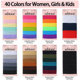 ADRIONE color array closeup displaying 40 shades for match-and-style options
