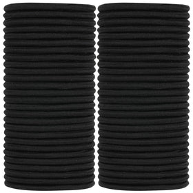 ADRIONE front packaging showing 280 black hair ties and easy storage benefit