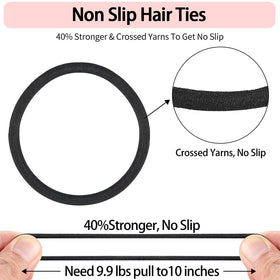 ADRIONE ponytail in use outdoors demonstrating secure, non-slip hold during activity