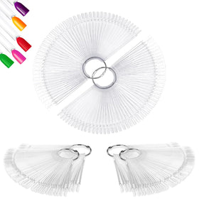 ADULLPONY clear almond front packaging showing 50 tips in a bag that simplifies organization