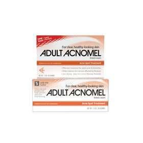 Adult Acnomel front packaging showing brand and tube benefits