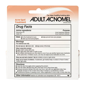 Adult Acnomel on bathroom counter in skincare routine setting