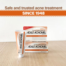 Cream texture of Adult Acnomel showing smooth, non-greasy finish