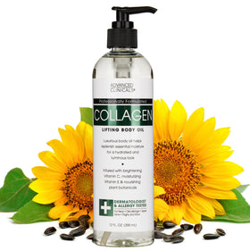 Advanced Clinicals front bottle shot showing product benefits