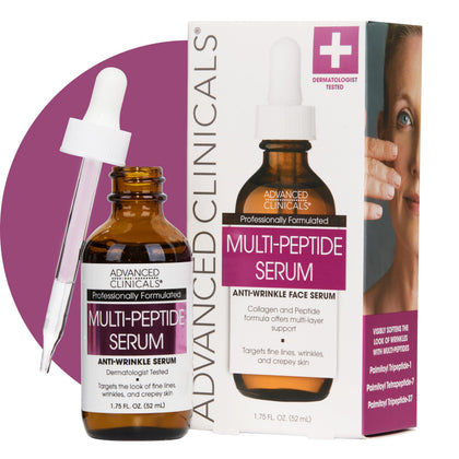 Advanced Clinicals front label showing product name and size benefits