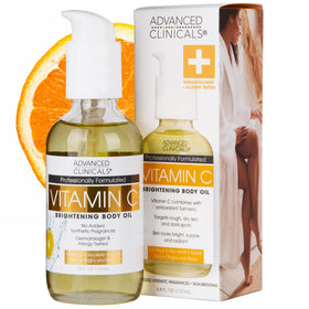 Advanced Clinicals front bottle view showing product and glow benefits