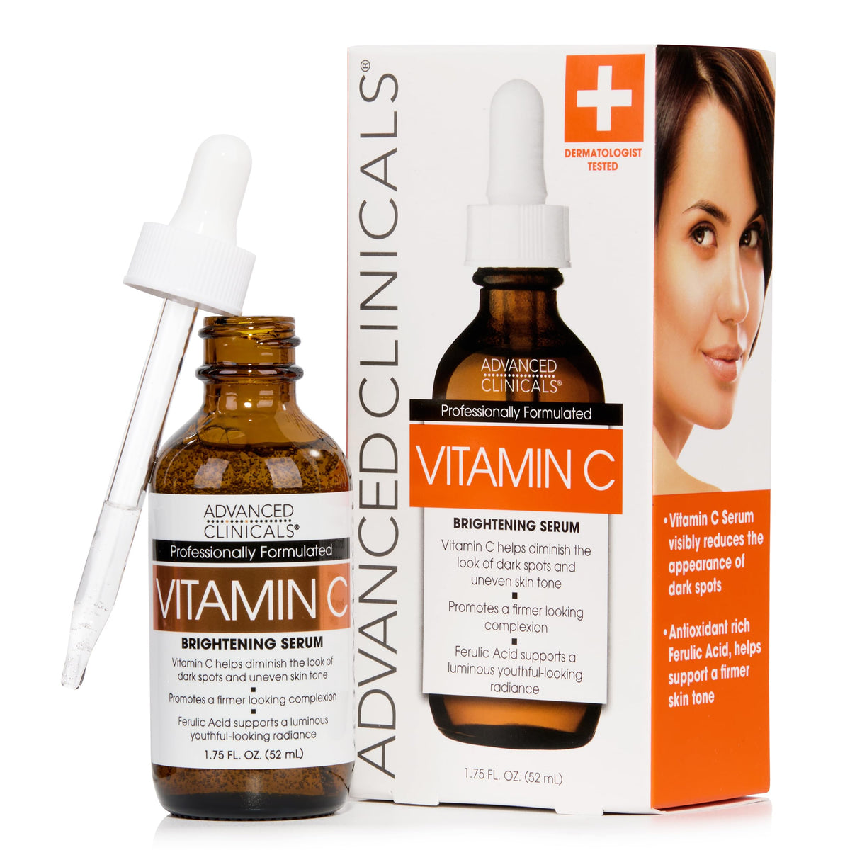 Advanced Clinicals front packaging showing bottle and label for quick product ID and benefit