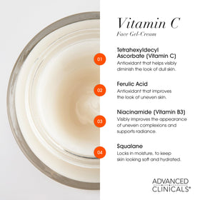 Advanced Clinicals label with ingredients visible supporting informed choice