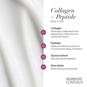 Advanced Clinicals lotion being smoothed on forearm for visible softening effect