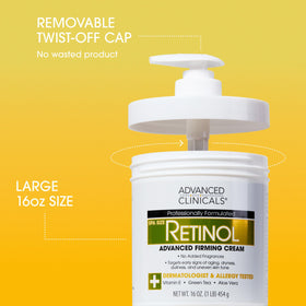 Advanced Clinicals neck application lifestyle image showing improved texture