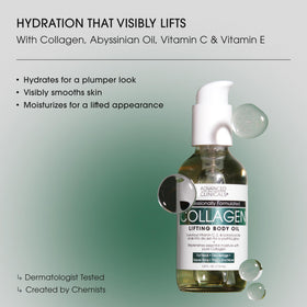 Advanced Clinicals pump dispenser dispensing a controlled amount for easy application