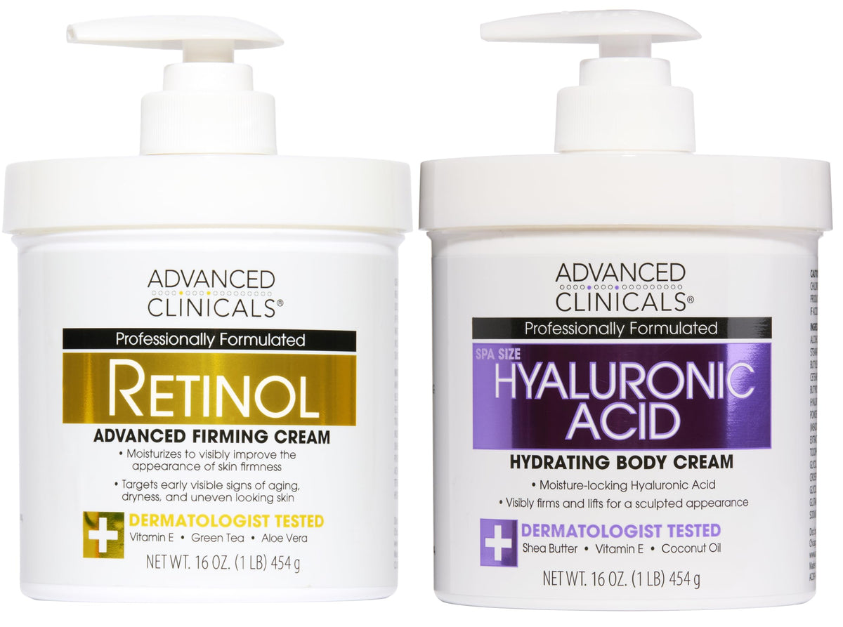 Advanced Clinicals front packaging showing set and benefits