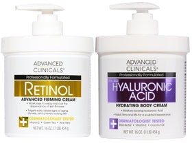 Advanced Clinicals front packaging showing set and benefits
