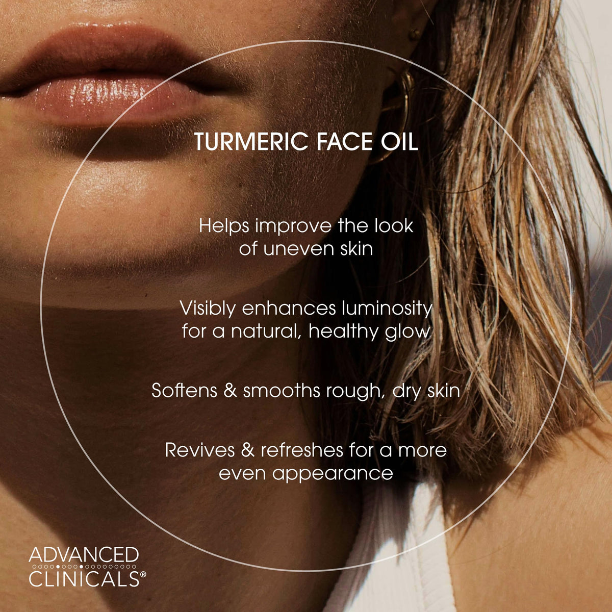 Advanced Clinicals close-up texture of serum highlighting lightweight absorption