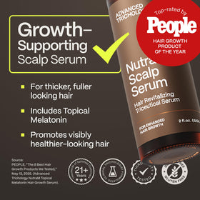 Advanced Trichology NutraM serum dropper texture for fast absorption