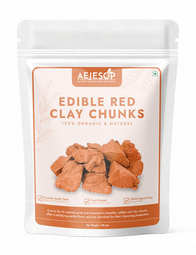 AEJESOP front packaging of red clay 100g showing product label and size benefits