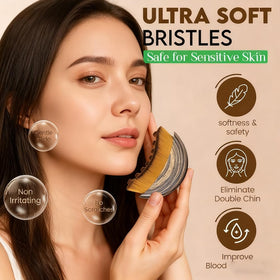 AEKI bristle close-up highlighting ultra-soft fibers for gentleness