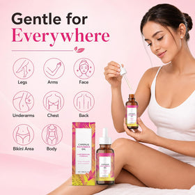 Aerifia ingredients label close-up listing cyperus rotundus and aloe extract benefits