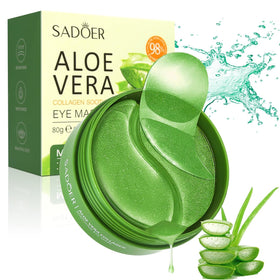 Aero Zen front packaging showing 60 under eye patches for convenient skincare