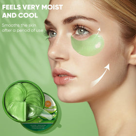 Aero Zen patch close-up showing smooth hydrogel texture and serum delivery