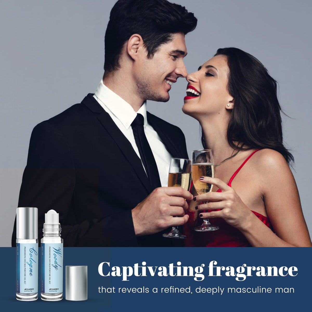 Aeshory lifestyle evening scene with man wearing cologne to boost presence and confidence