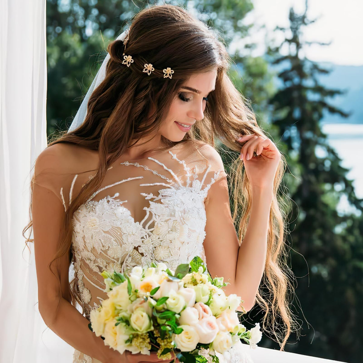 Aesnoun twelve clips arranged, demonstrating variety and coordinated styling