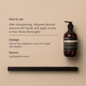 Aesop pump dispenser close-up demonstrating easy, controlled product dispensing