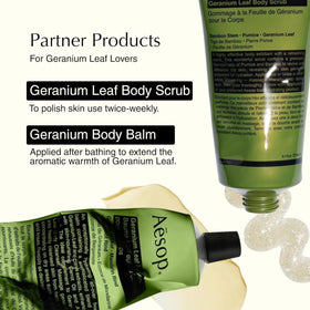 Aesop on shower shelf with towel suggesting daily ritual and uplifting green-citrus aroma