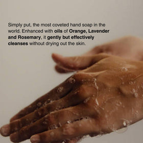 Aesop label close-up highlighting ingredients and sustainable packaging benefits