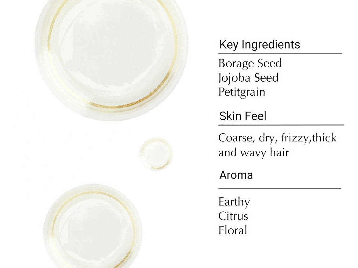 Aesop oil texture in palm demonstrating quick-absorbing, non-greasy finish