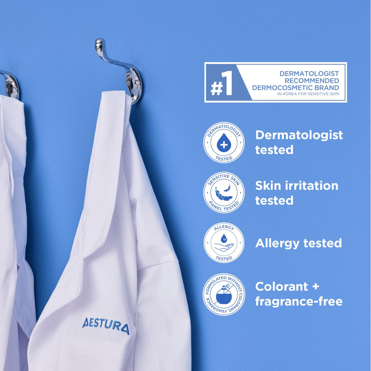 AESTURA spritz over makeup demonstrating refresh without disturbing coverage