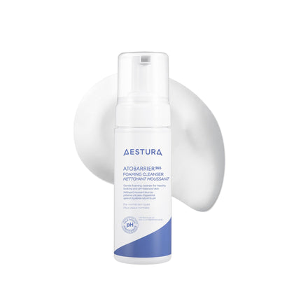 AESTURA front packaging showing gentle cleanser and benefits