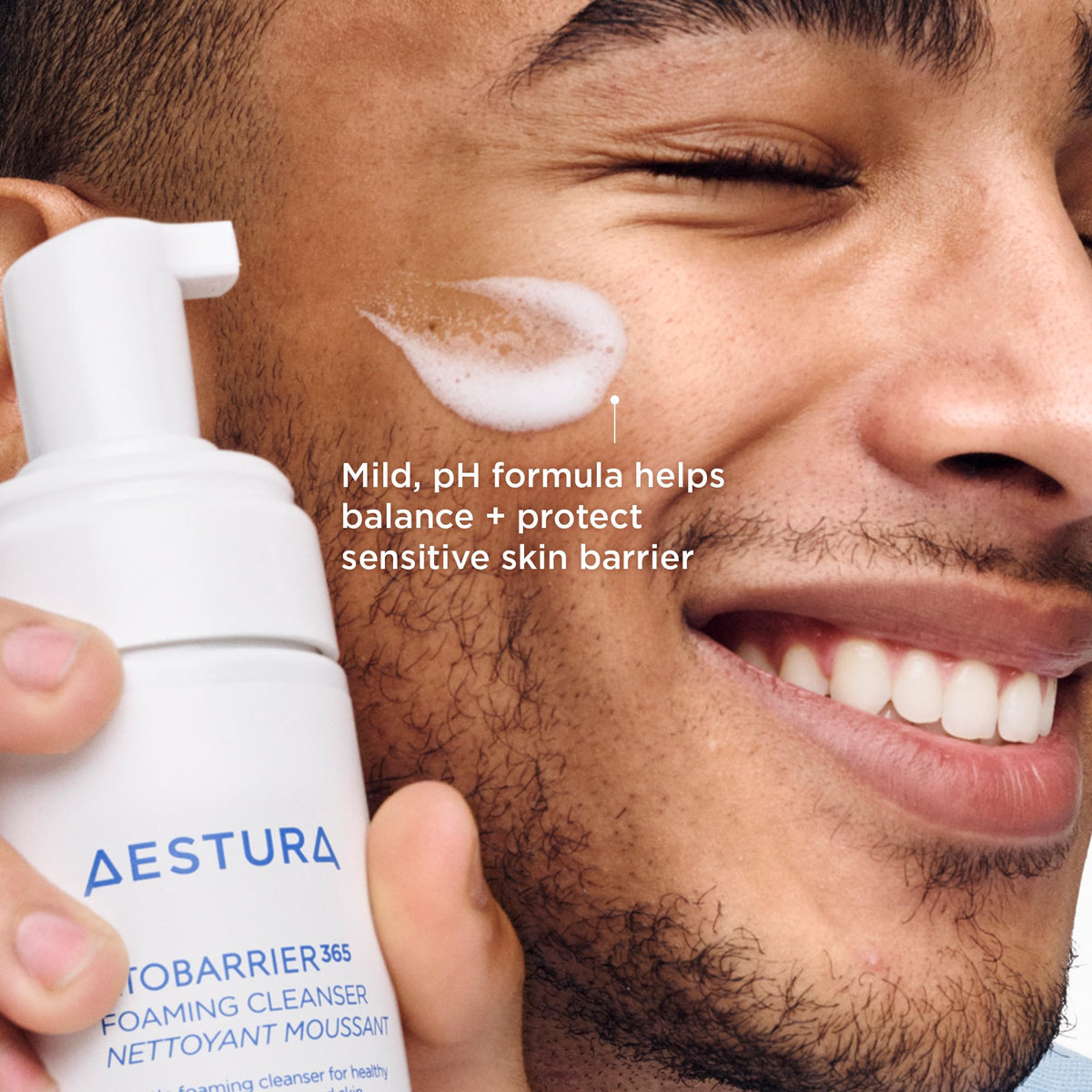 AESTURA green tea ingredient visual emphasizing antioxidant hydration