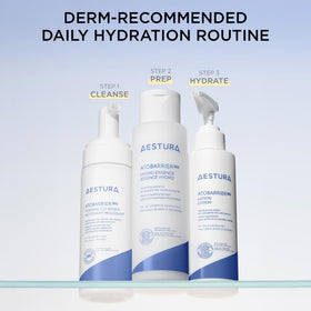 AESTURA label close-up showing ingredient list and safety benefits