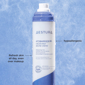 AESTURA bottle beside common items to show 120ml scale for travel-friendly use