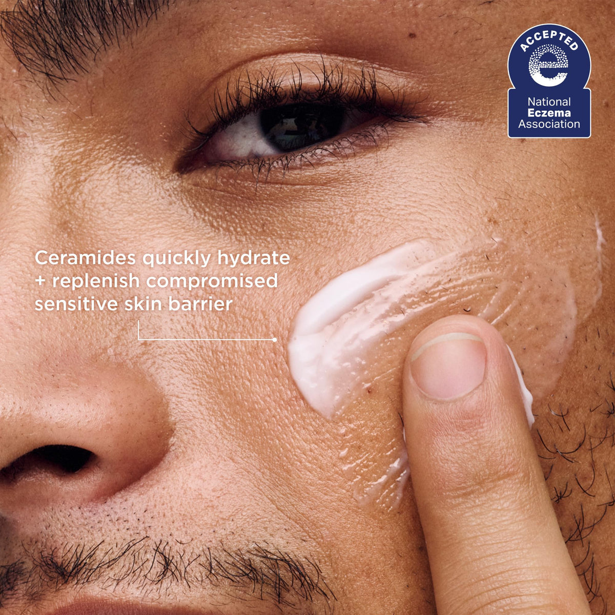 AESTURA cream texture close-up showing lightweight, fast-absorbing finish
