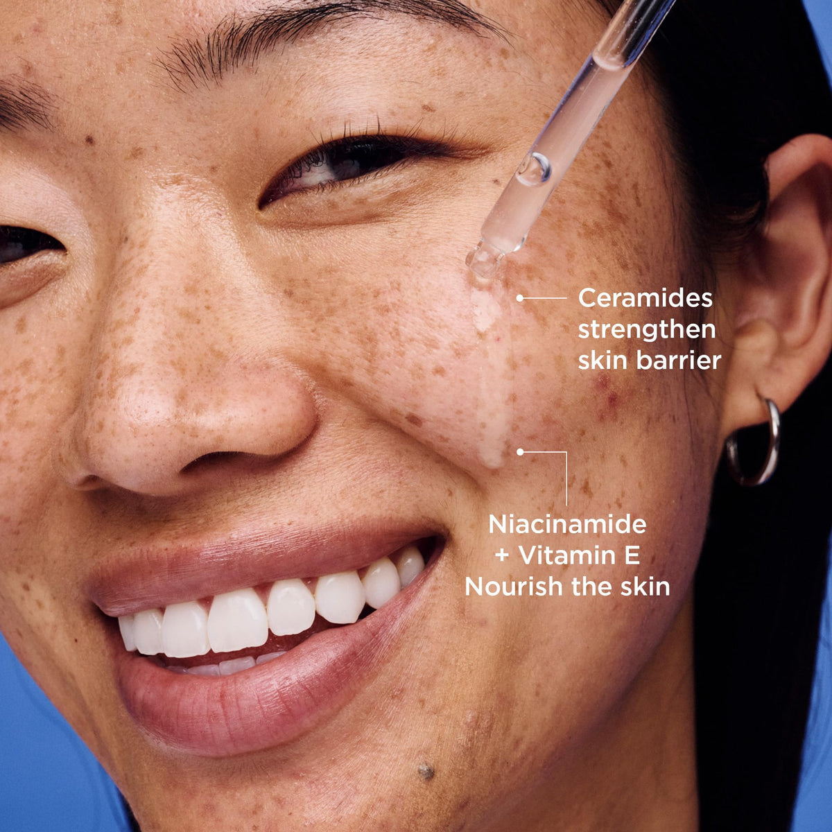AESTURA dropper dispensing clear serum for precise amount control benefit