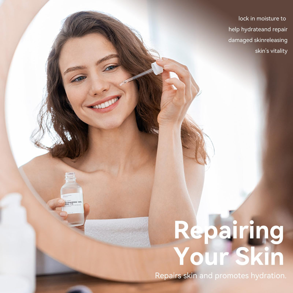 AFCRYIYE before-and-after pores appearing refined and smoother