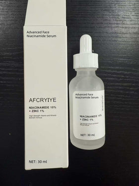 AFCRYIYE bottle on bathroom counter as part of daily skincare routine