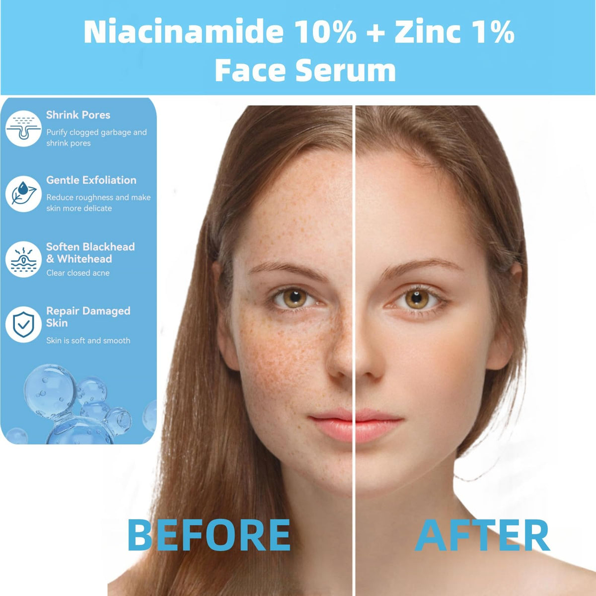 AFCRYIYE dropper dispensing clear serum demonstrating fast absorption