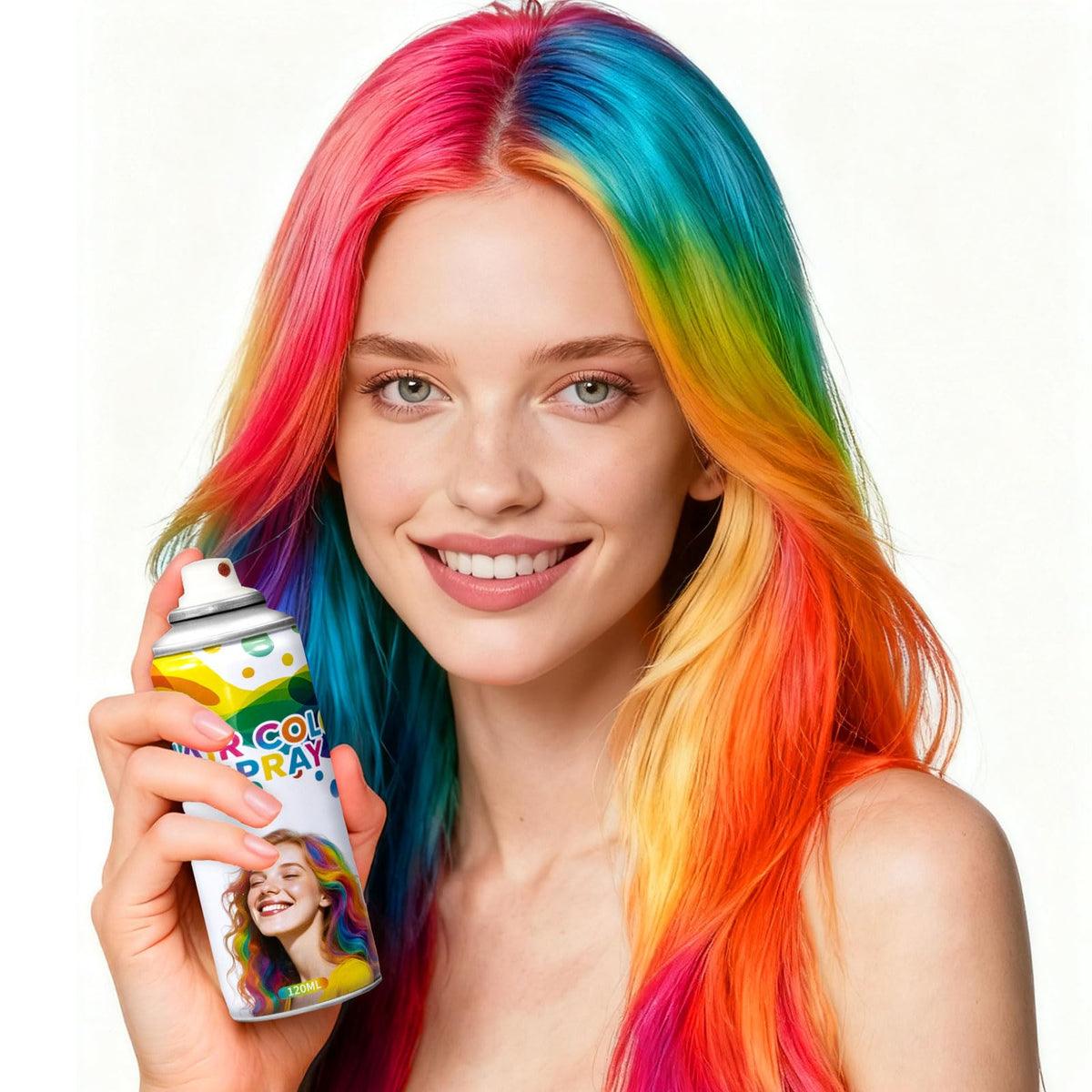 AFCRYIYE festival scene with purple hair, eye-catching party look benefit