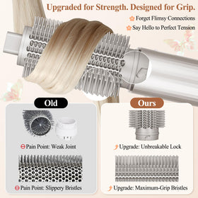 AFDD side profile of the round brush attachment for secure Shark fit