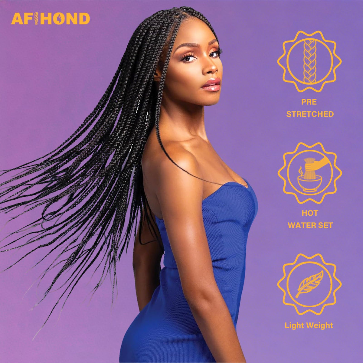 Afihond hot-water setting demo showing how to seal and smooth ends