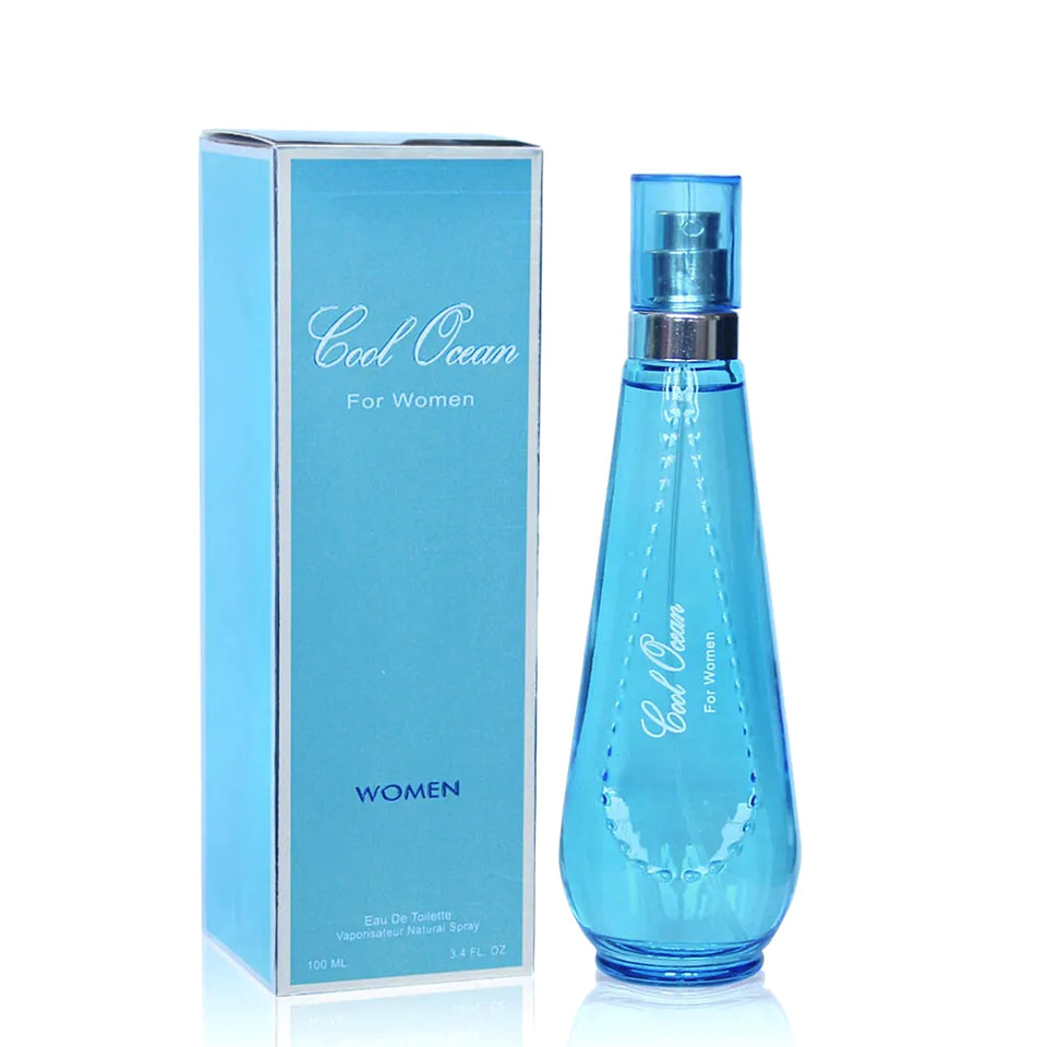 AFLUXE Cool Ocean front packaging showing elegant bottle and brand appeal